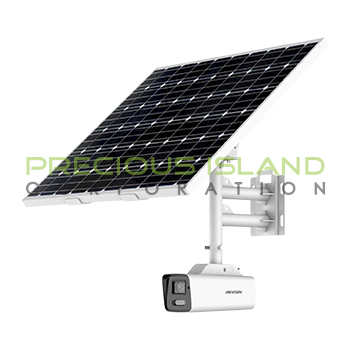 8MP ColorVu Fixed Bullet Solar Power 4G Network Camera Kit