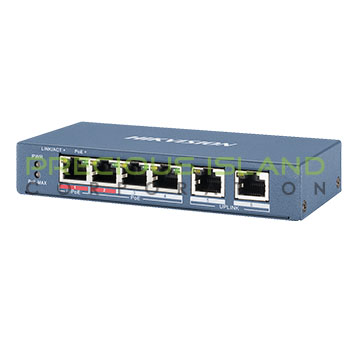 4-Port 100 Mbps Long-Range Unmanaged PoE Switch