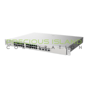 24-port Gigabit Layer 2+ PoE Switch, 4 SFP+ Uplink